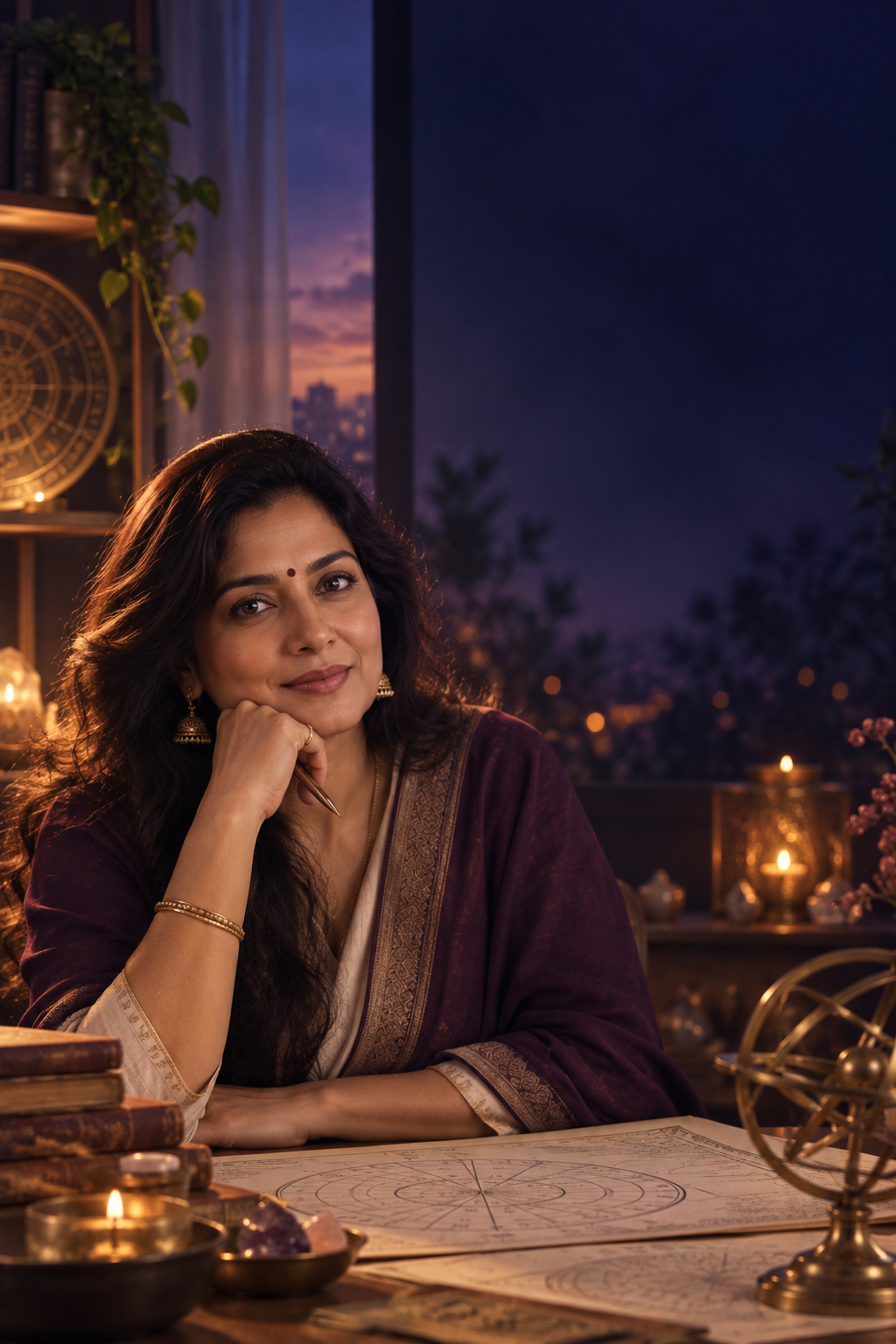 A personal astrologer ready for a consultation